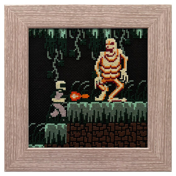 Dr. Chaos Nintendo NES retro video game cross-stitch STITCH-BIT by Bryan.